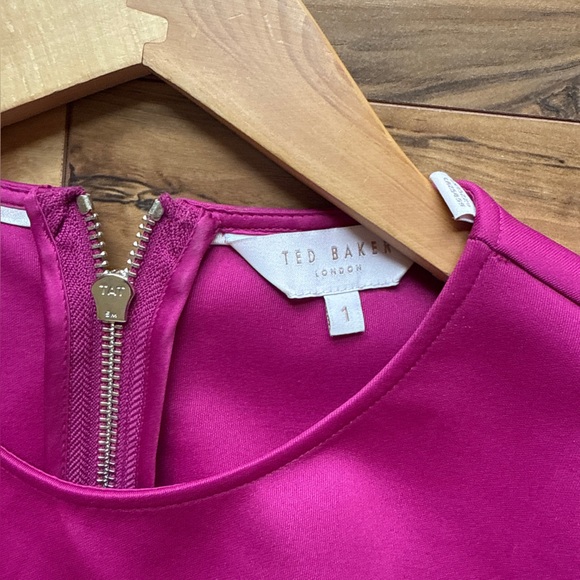 TED BAKER  Pink Ruffle Dress - Picture 5 of 9